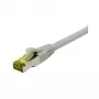 Synergy21 CAT6A S/FTP Patchkabel, RJ45, 25m, Grau, LSZH, Ultraflex, 500MHz, 10Gbps