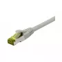 Synergy21 CAT6A S/FTP Patchkabel RJ45, 0,15 m, Grau, LSZH, Ultraflex, 500MHz, 10Gbps