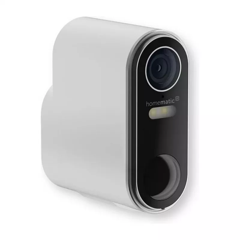 Homematic IP Akku-Außenkamera (HmIP-COR) – 3MP, WLAN, Weiß/Schwarz