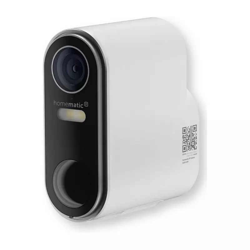 Homematic IP Akku-Außenkamera (HmIP-COR) – 3MP, WLAN, Weiß/Schwarz