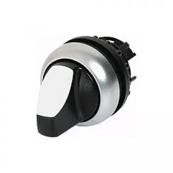 Eaton M22-WRK Wahlschalter-Betätiger, 3-Stellungen, rastend, schwarz, Titan-Blende, IP69K