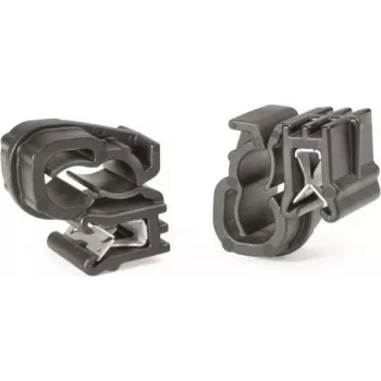 HellermannTyton EC1-3SPDHC6-7 Edge Clip 151-04010, Schwarz