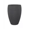 Emsa Landhaus Blumentopf 283/65 Schwarz-Granit D47 – 47 cm runder Pflanztopf, 38 L, UV- und frostbeständig, Innen-/Außenbereich
