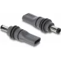 Delock USB Type-C Buchse auf DC 5,5 x 2,1 mm Stecker Adapter für Starlink Mini - Grau