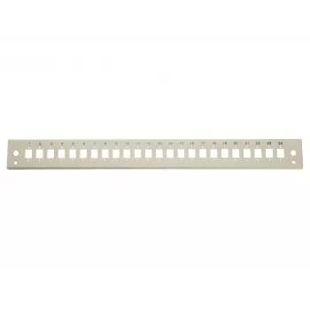 Equip 19 Zoll Patchpanel 24x LC Duplex, SC Simplex, Stahl, Grau, 1U