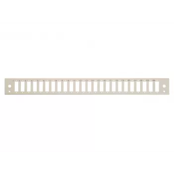 EQUIP 337103 19-Zoll 1U Glasfaser-Patchpanel, 24x SC-Duplex, Stahl, Grau
