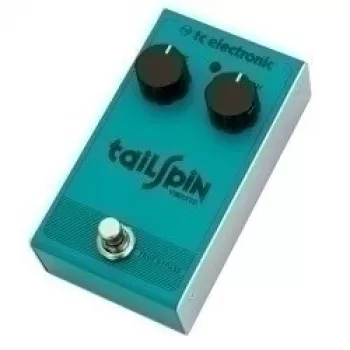 TC Electronic Tailspin Vibrato Analoges Mini-Gitarren-Effektpedal mit True Bypass