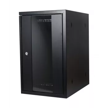ALLNET 19 Zoll Wandgehäuse Vertikal T370 Schwarz SMH-Serie