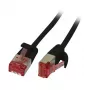 Synergy21 CAT6 U/FTP Slimline Ethernet Patchkabel RJ45, 3m, Schwarz