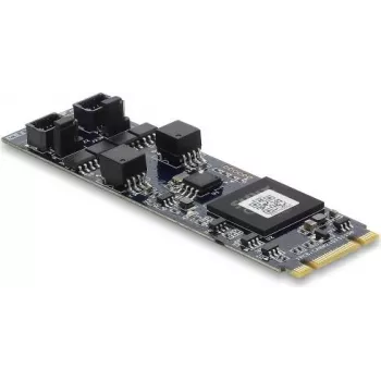 DELOCK CAN 2.0 / CAN FD Interface Card PCIe M.2 Key B+M auf 2 x D-Sub 9 Pin, bis zu 8 Mbps mit Isolation und Überspannungsschutz