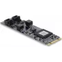DELOCK CAN 2.0 / CAN FD Interface Card PCIe M.2 Key B+M auf 2 x D-Sub 9 Pin, bis zu 8 Mbps mit Isolation und Überspannungsschutz