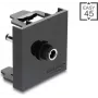Delock Easy 45 Modul DC 5,5 x 2,1 mm Buchse auf DC 5,5 x 2,5 mm Stecker Adapter Schwarz