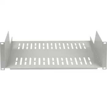 EFB ELEKTRONIK 19 inch 3U Festes Auslegergestell, 450 mm tief, 36 kg Belastung, Hellgrau RAL 7035