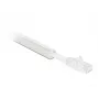 Delock Selbstklebender Kabelkanal mit Schiebedeckel 25 x 10 mm, 1 m, 5er-Pack, Weiß