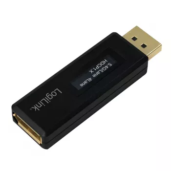 LogiLink CV0112 DisplayPort EDID Tester, Schwarz