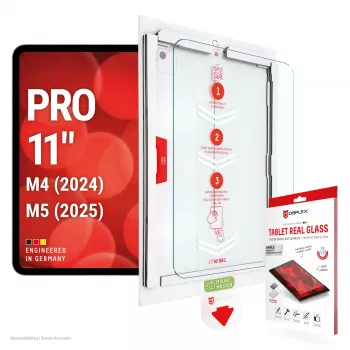DISPLEX Tablet Real Glass iPad Pro 11 (2024/2025) Displayschutzfolie von E.V.I.