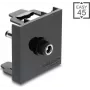 Delock Easy 45 Modul DC 5,5 x 2,5 mm Buchse auf DC 5,5 x 2,1 mm Stecker Schwarz