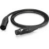 Behringer PMC-150 XLR-Kabel, weiblich auf männlich, Mikrofonkabel 1,5 m, Schwarz