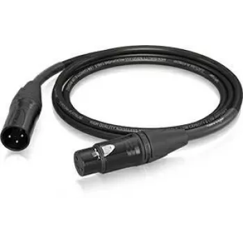 Behringer PMC-150 XLR-Kabel, weiblich auf männlich, Mikrofonkabel 1,5 m, Schwarz