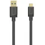 USB-A auf USB-C Kabel, 5 Gbit/s, 3 m, Schwarz