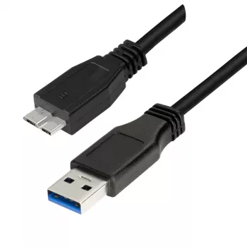 LogiLink USB 2.0 Micro-B Kabel, 2 m, Schwarz