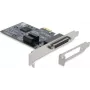 DELOCK CAN 2.0 / CAN FD PCIe-Interfacekarte, 2 x D-Sub 9 Pin, bis zu 8 Mbps, mit Isolation und Überspannungsschutz