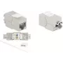 LogiLink NK4067 Cat.8.1 Keystone-Buchse, STP, werkzeugfrei, RJ45-Buchse, 40G, 2000 MHz, Klasse I, Zinkdruckguss, 1 Pack