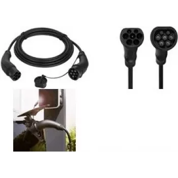 HARTING EVC0106 EV-Ladekabel Typ 2 3-Phasen 20 A 11 kW 7,5 m Schwarz