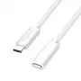 LogiLink USB 2.0 Type-C Verlängerungskabel, C/M auf C/F, 480 Mbps, 60W, Weiß, 3 m