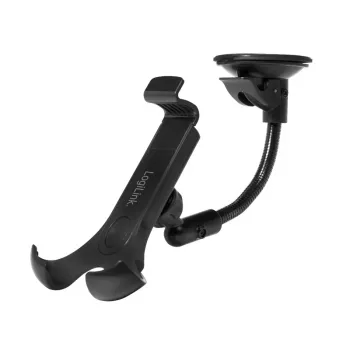LogiLink AA0102 Saugnapf-Halterung fürs Auto für Windschutzscheibe und Armaturenbrett, 360° Drehung, Einhandbedienung, passend für 50-85 mm Smartphones, Schwarz