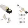 LogiLink MP0085 Feldkonfektionierbarer Cat.8.1 RJ45-Stecker, geschirmt, extra kurz