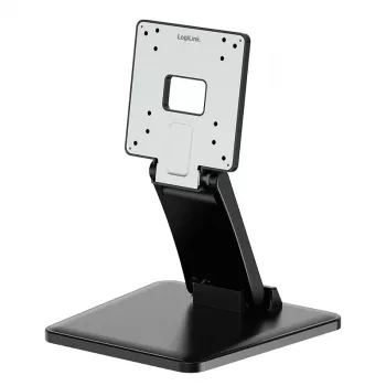 LogiLink Monitorständer für Touchscreens 17-27 Zoll, 6,5 kg Belastung, VESA 75/100, Neigung -90° bis +90°