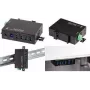 LogiLink USB 3.0 Industrial 4-Port Metall-Hub mit Hutschienen-Montage