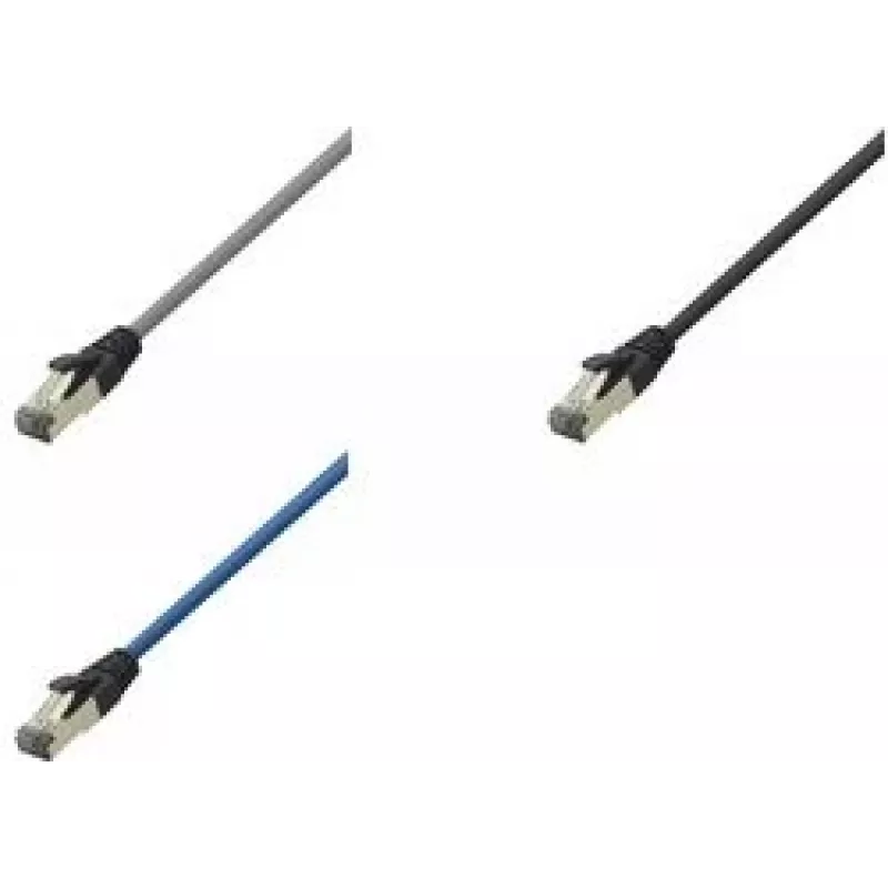 LogiLink Cat 8.1 S/FTP Patchkabel, RJ-45 Stecker auf RJ-45 Stecker, 3 m, 40 Gbps, 2000 MHz, halogenfrei, hellgrau RAL 7035