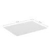 LogiLink Bodenschutzmatte 120 x 90 cm extra weich transparent für harte Böden