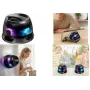 LogiLink SP0073 Tragbarer Bluetooth 5.4 TWS-Lautsprecher mit Magnetsaugfuß, LED-Beleuchtung, IPX5 Spritzwasserschutz, Schwarz
