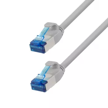 LogiLink Cat.6A Slim S/FTP LSZH Patchkabel, Grau, 5m, SlimLine