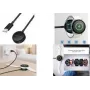 LogiLink PA0381 Kabelloses Induktions-Ladekabel für Samsung Galaxy Watch, Schwarz, 1 m
