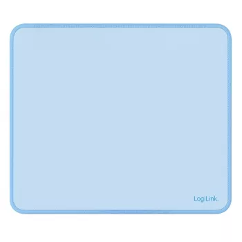 LogiLink Mauspad 220 x 250 mm Blau - Textiloberfläche, rutschfeste Gummibasis
