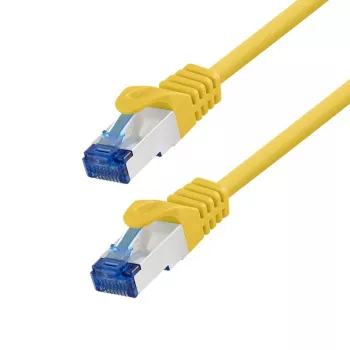 LogiLink Cat.6A S/FTP LSZH Patchkabel, CCA, Gelb, 10 m, EconLine
