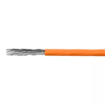 LogiLink Cat.7 600 MHz Installationskabel 23 AWG CCA, S/FTP 40 m, Orange