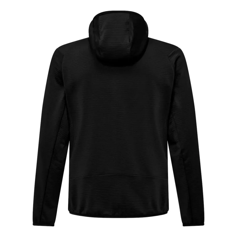 Salewa Herren Puez Altavia Kapuzen-Fleecejacke - Black Out - Größe L