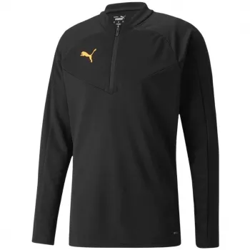 PUMA Herren individualFINAL 1/4 Zip Trainings-Top Schwarz