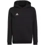 adidas Entrada 22 Hoody Sweatshirt für Kinder Schwarz 128cm