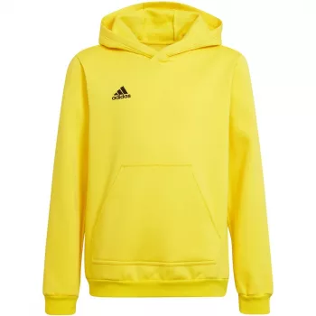adidas Entrada 22 Hoody Team Gelb/Schwarz Jugend 164