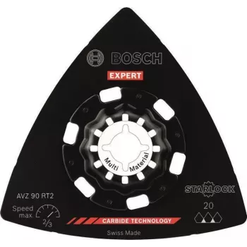 Bosch Expert Carbide-RIFF ACZ 85 RT3 Starlock Segment-Sägeblatt zum Entfernen von Fugenmörtel und für abrasive Materialien, 85 mm, 1 Stück