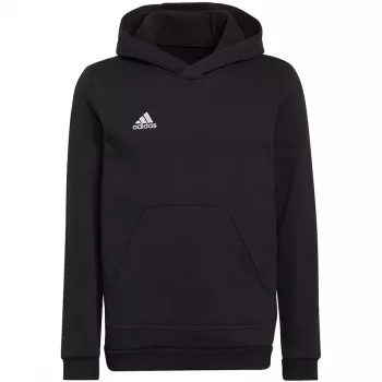 adidas Entrada 22 Hoody Sweatshirt für Kinder - Schwarz, Größe 164cm