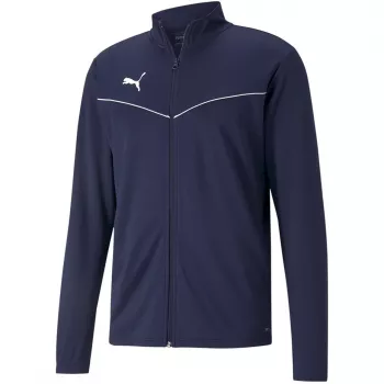 PUMA teamRISE Trainings-Polyjacke Navy Blue 657392 06 S Herren Full-Zip Fußballjacke