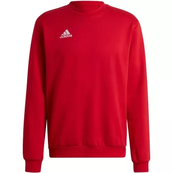 adidas Entrada 22 Sweat Top Herren Langarm Trainings-Sweatshirt Team Power Red/Weiß L