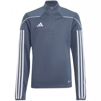 adidas Tiro 23 League Trainings-Top Kinder Sweatshirt Grau/Weiß 140 cm
